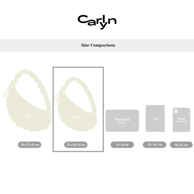 【Carlyn】COZY 經典雲朵包(M)｜H72303010(多色任選)
