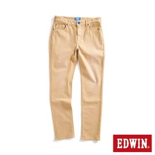 【EDWIN】男裝 EDGE 藍光動能全方位彈力丹寧直筒褲(灰卡其)