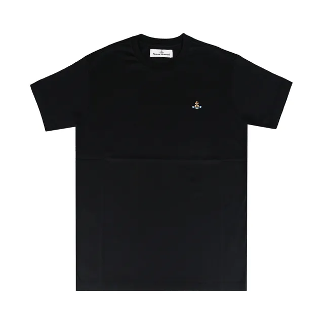 【Vivienne Westwood】Vivienne Westwood 星球LOGO純棉短袖T恤(男女款/黑)