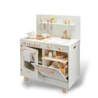 【woet by New Classic Toys】星級小主廚木製廚房玩具(含23配件)