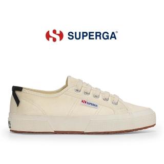 【SUPERGA】帆布鞋 女鞋 休閒鞋 2750 經典系列 蝴蝶結 緞帶 米白 S6138CW-A0E