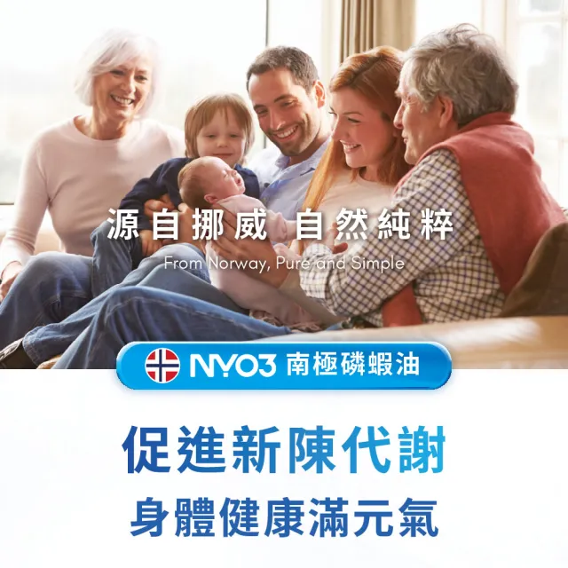 【NY-O3】南極磷蝦油軟膠囊(60顆/瓶)