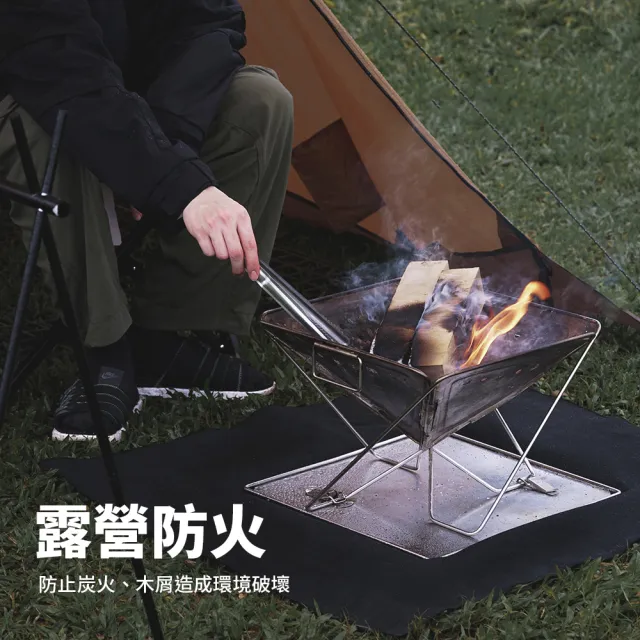 【防災專家】台灣製 防火毯 居家露營兩用(鋰電池火災 滅火防火逃生 快速收納 滅火毯 防火布 車用 滅火墊)