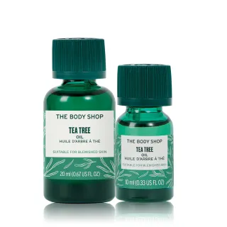 【THE BODY SHOP 美體小舖】天然茶樹淨膚精油組(20ML+10ML/浪浪公益組)