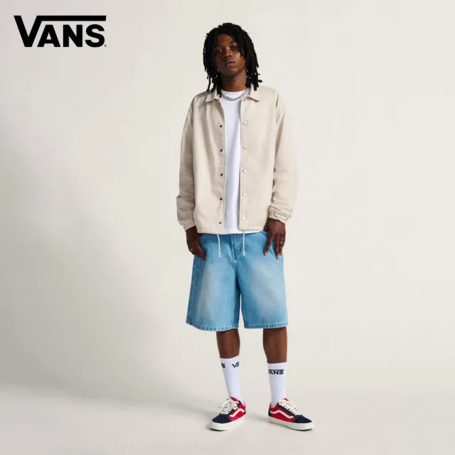 【VANS】官方旗艦 Premium LX Jort 淺藍色牛仔短褲