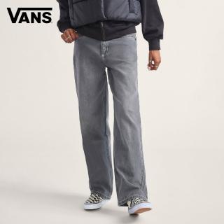 【VANS】官方旗艦 Sirelle 5 Pocket Puddle 女款灰色牛仔長褲