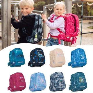 【Beckmann】Classic 22L兒童護脊書包+Gym12L輕便後背包(入學組合/適合110-140cm身高挪威書包)