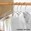 【ONE HOUSE】100入 兒童款3MM北歐風覆膜衣架/顏色隨機(曬衣架 衣架 衣櫃架 吊衣架 掛衣架 內衣架)