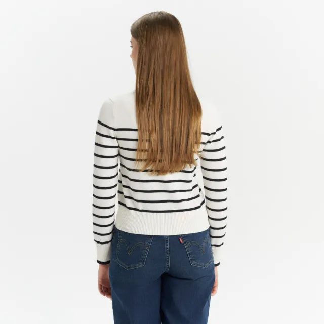 【LEVIS】女款 MINI LOGO 外套 針織外套 針織罩衫 女生上衣 人氣新品 0051K-0000