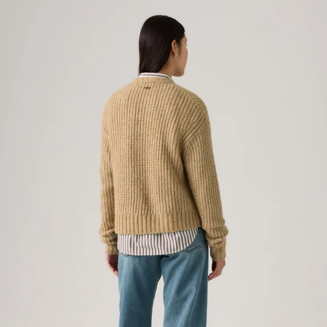 【LEVIS】女款 開襟衫 外套 針織外套 針織罩衫 女生上衣 熱賣單品 0038F-0002