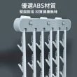【SUNLY】24夾折疊晾衣架 多功能摺疊曬襪架 壁掛多夾衣架 晾曬置物衣架 晾曬夾