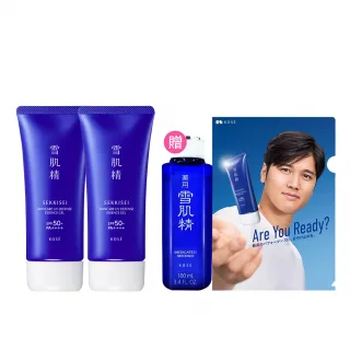 【KOSE 高絲】輕水感UV防曬凝膠90g 二入組(兩款可選)