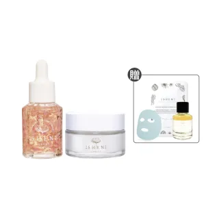 【森SHEN】益菌養膚組(花瓣精露30ml+新生肌光保濕霜20ml)