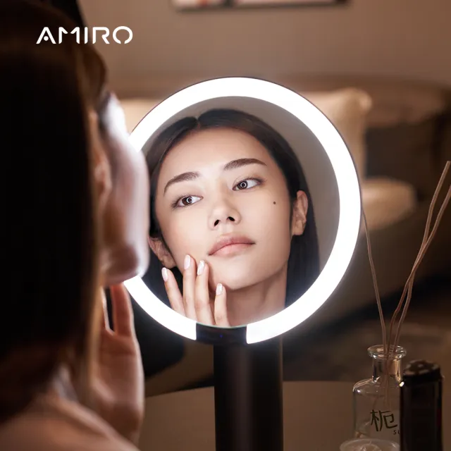 【AMIRO】全新第三代 AMIRO Oath 自動感光 LED化妝鏡(美妝鏡 彩妝鏡 禮盒 送禮)