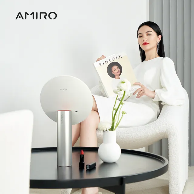 【AMIRO】全新第三代 AMIRO Oath 自動感光 LED化妝鏡(美妝鏡 彩妝鏡 禮盒 送禮)