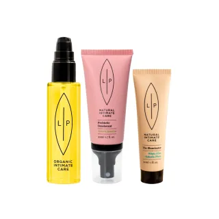 【LIP Intimate Care 瑞典私密護理】唇淨私密茉莉嫩亮組(茉莉益生元噴霧+沙棘護理油+白松卡卡嫩亮精萃)
