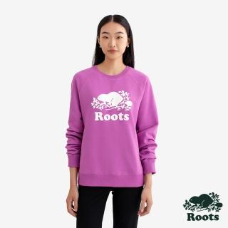 【Roots】Roots女裝- ORIGINAL 圓領上衣(淡莓紫)