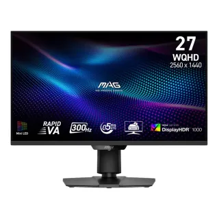 【MSI 微星】MAG 274QPF X30MV 2K 27型 300Hz 電競螢幕(WQHD/Adaptive sync/0.5ms)