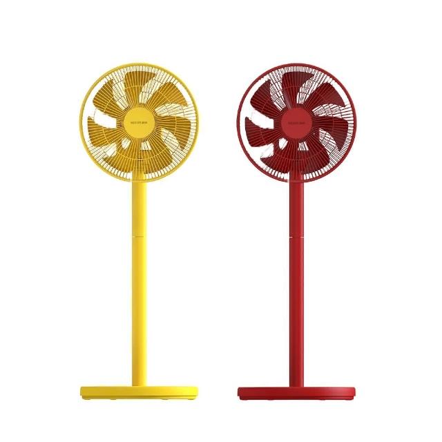 【日本KOIZUMI小泉成器】森林浴負離子無線電風扇 KLF-G280(紅/黃限定版)