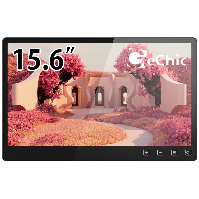 【GeChic 給奇創造】T151E 15.6吋 廣視角 電容式 觸控螢幕(AF防污/Type-C/超薄易嵌入)