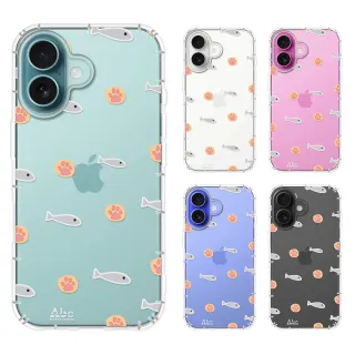 【反骨創意】iPhone17/16/15/14/13/12系列 彩繪防摔手機殼-魚與貓掌(Air/ProMax/Plus/mini/Pro/e/11/SE/XR)