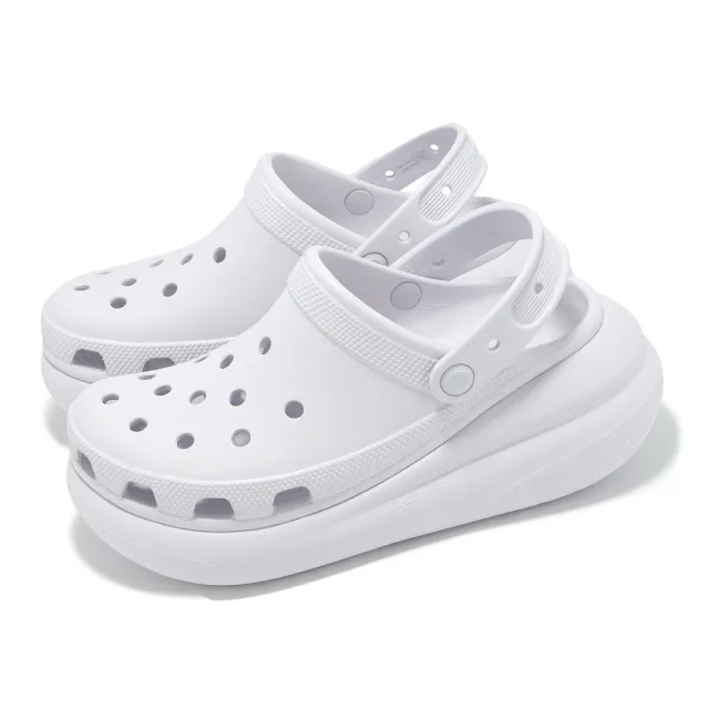【Crocs】洞洞鞋 Classic Crush Clog 男鞋 女鞋 經典泡芙 超厚底 休閒鞋 涼拖鞋 單一價(2075212Y2)