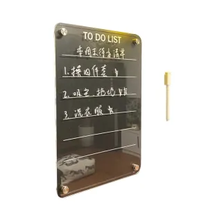 【GOOD DAY】壓克力留言板冰箱貼(冰箱留言板 透明冰箱展示板)