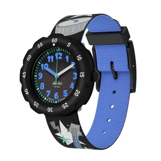 【Flik Flak】兒童手錶 STAGE STAR 兒童禮物/安全防水/瑞士製造 FPSP077(34.75mm)
