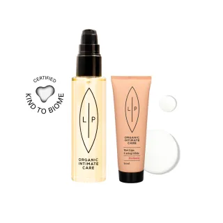 【LIP Intimate Care 瑞典私密護理】益生元唇淨親密滋潤組(益生元私密護理油75ml+益生元私密凝膠50ml)