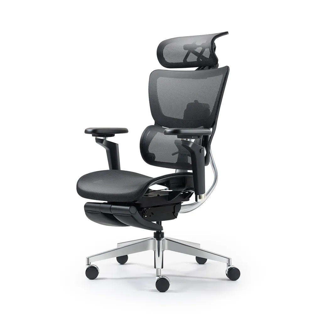 【MOTTI】工學椅｜Vertti 全功能人體工學椅/辦公椅/電腦椅(折疊式歇腳板)