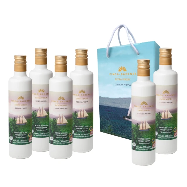 【巴狄尼絲莊園】Picual 單一品種特級初榨橄欖油500mlx4入組+ 500mlx2入中秋禮盒組(共6入)