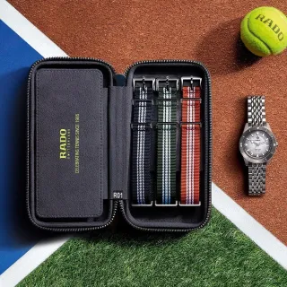 【Rado 雷達表】最新限量1985套 RADO 雷達表 庫克船長網球40周年限量套組39㎜ R01(R32222108)
