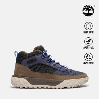 【Timberland】男款深藍色Motion 6中筒健行鞋(A6CW1EP2)