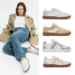 【NINE WEST】真皮復古拼接德訓鞋 窄楦 B楦 厚底 增高 休閒鞋(多款任選)