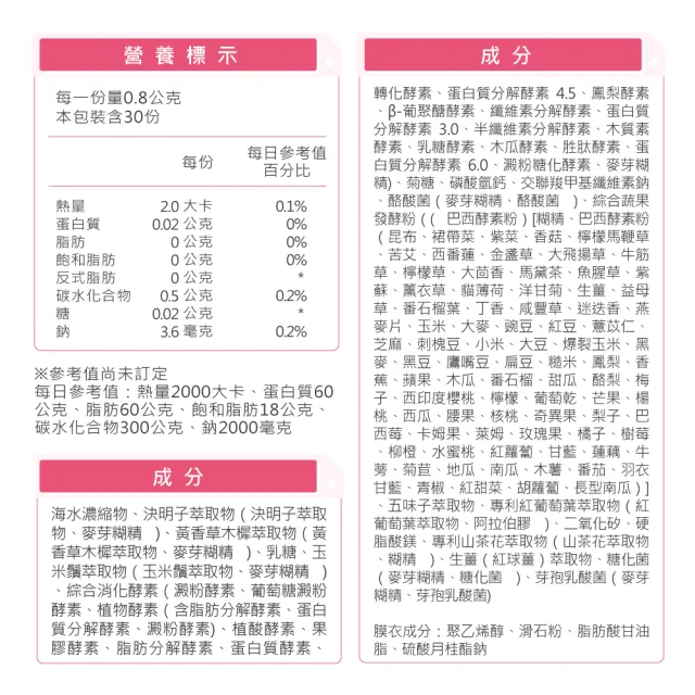 【華陀扶元堂】淨善美錠10盒組(30錠/盒-熱燃助代謝/100種酵素)77購物節