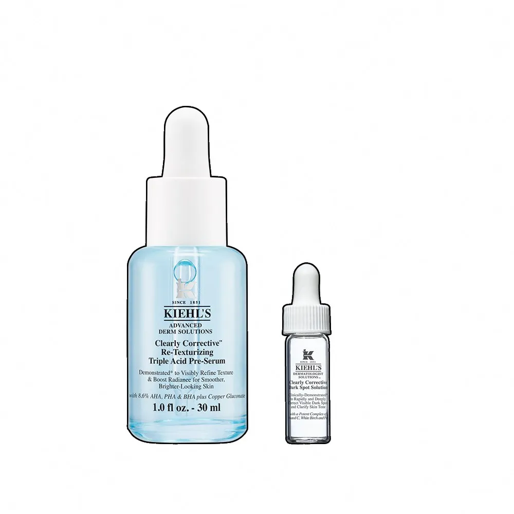 【契爾氏】官方直營 激光三酸煥膚精華液 30ml(Kiehl’s/新品上市/無針水光)