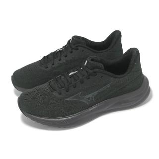 【MIZUNO 美津濃】慢跑鞋 Revolt 4 男鞋 女鞋 黑 入門款 跑鞋 美津濃(J1GC2514-32)