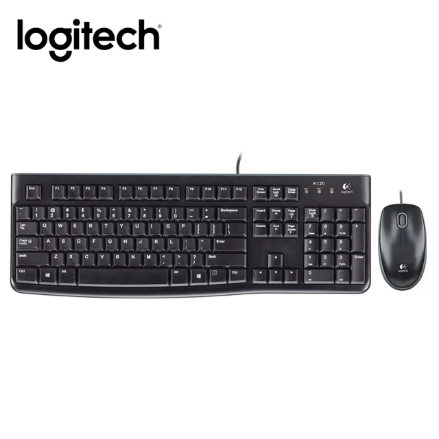 Logitech 羅技 MK120 有線鍵鼠組(五入組)
