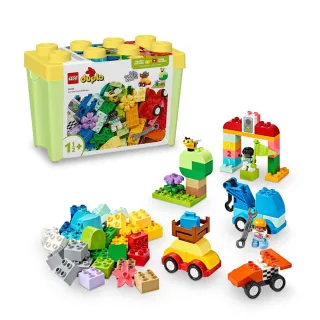 【LEGO 樂高】得寶系列 10439 汽車和卡車積木盒(momo線上獨家 學齡前玩具)