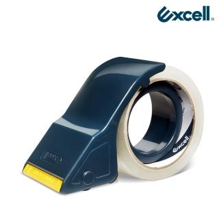 【Excell.tw】就是好切 膠帶切割器 封箱膠台 50mm寬 加二卷50M膠帶(ET-2508系列)