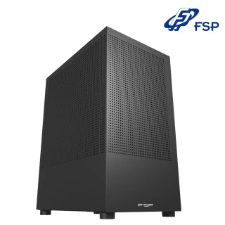 【FSP 全漢】S110-B M-ATX電腦機殼(黑色)