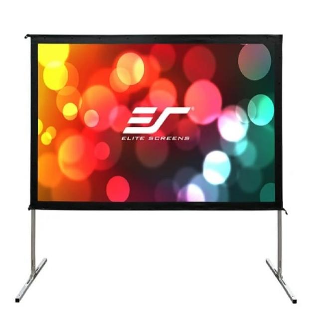 Elite Screens 億立銀幕 Q100V1 是一款採用為式金框架設計的4:3比例投影幕布，材質為CineWhite，提供4K劇院級雪白畫質，適合追求高畫質與專業級投影體驗的使用者。