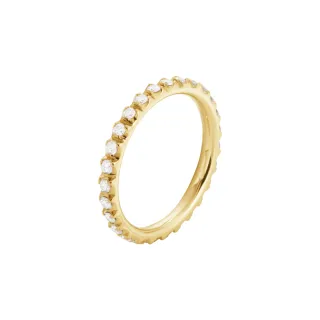【Georg Jensen 官方旗艦店】SIGNATURE DIAMONDS 戒指(18K黃金 鑽石 戒指)