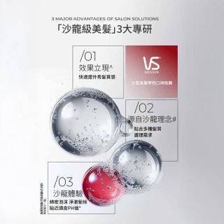 【VS 沙宣】洗髮乳/潤髮乳750ml(深層滋潤/清盈柔順/護色亮澤/保濕去屑/直順柔滑)