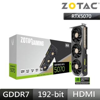 【ZOTAC 索泰】GeForce RTX 5070 SOLID 顯示卡+Display 線 DP 線 1.5M