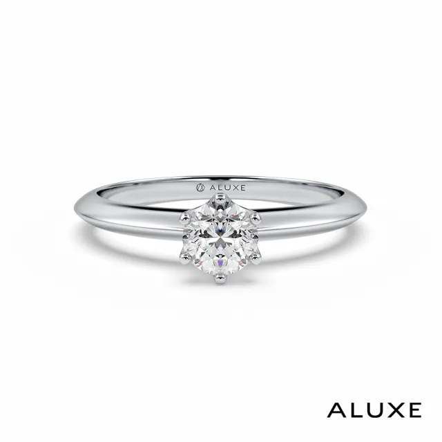 【ALUXE 亞立詩】0.30克拉 FVS2 18K金 求婚鑽戒 RS0640