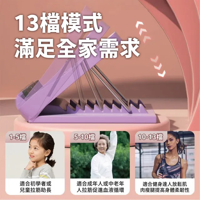 【keep power】升級磁石拉筋板 小腿拉伸神器 磁石拉筋板 拉筋板(13檔調節/升級磁石款/可折疊/瑜珈 拉筋)