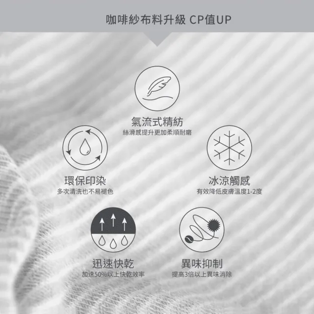 【Gennies 奇妮】月亮枕套 專用套-不含枕芯(咖啡紗)