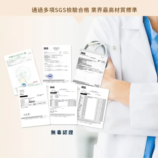 【Gennies 奇妮】透氣舒眠月亮枕專用替換套(原棉)