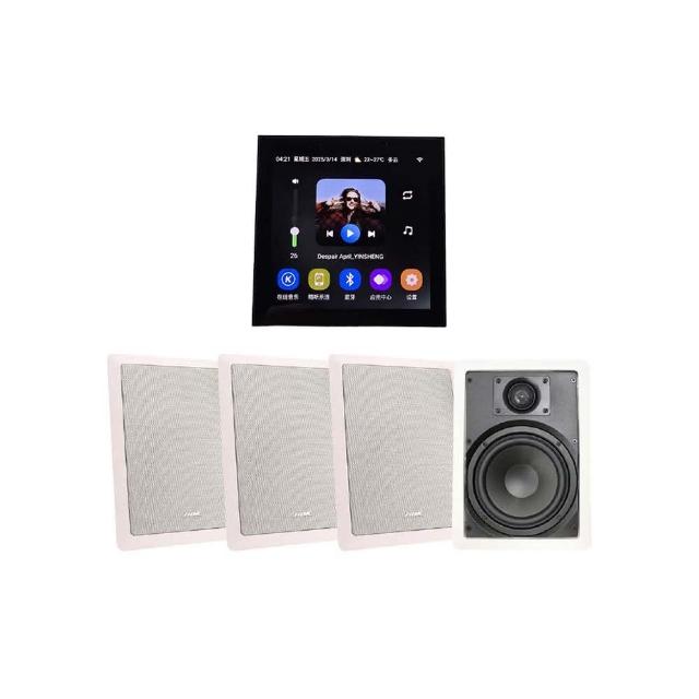 BOK SH2 立體聲音響接收器，具 Hi-Fi 認證，支援 LAN 及 WiFi 傳輸、藍芽遙控與 Hi-Res 高解析音質功能。適用於各種音訊應用，提供優異音效體驗。保固期 1 年，非人為因素產品不良問題免費維修，維修需另報價。